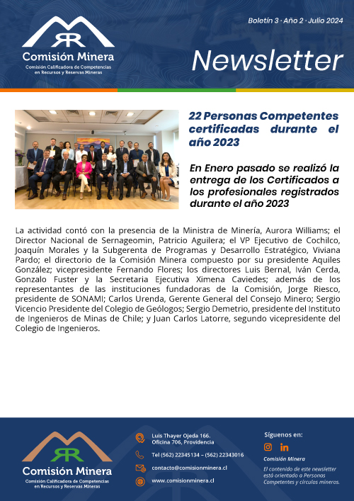 boletín comisión minera